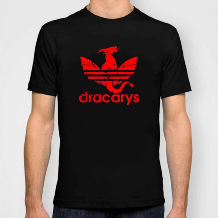 Tricou dracarys dragon game of thrones urzeala tronurilor adidas
