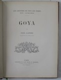 LES ARTISTES DE TOUS LES TEMPS , GOYA par PAUL LAFOND