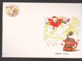 CPIB 25042 CARTE POSTALA - CHINA, FELICITARE - DUNET FLORICELE DE PORUMB, NECIRCULATA