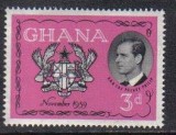 C4694 - Ghana 1959 - Vizita.neuzat,perfecta stare, Nestampilat