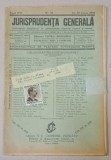 JURISPRUDENTA GENERALA , PUBLICATIUNE SAPTAMANALA DE JURISPRUDENTA REZUMATA ROMANA SI STREINA , NR.24 , 1938