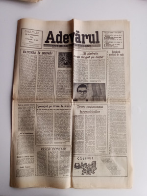 Adevărul - &amp;quot;Anul I, NR. 302-20 decembrie 1990 foto