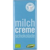 Ciocolata Lapte Bio Dennree, Crema Lapte, 100g. Ciocolata ecologica cu umplutura crema lapte. Min 35% cacao