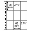 Grande PVC foi - 3/3 C pentru colectibile de hartie /5 buc. / , format A 4