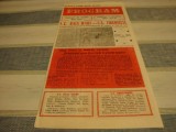 Program - F. C. Baia Mare - C. S. Targoviste - 9 octombrie 1983