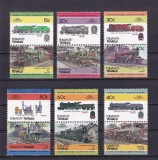 Funafuti-Tuvalu 1984 - Locomotive, trenuri, serie neuzata