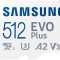 MICROSDXC EVO 512GB CL10 UHS1 W/ AD SM