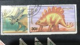 (STR3) Timbre serii Straine Mongolia Dinozauri