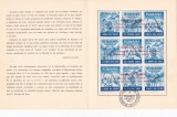 EXIL 1959 - CARNET FILATELIC MISCAREA LEGIONARA, INSTAURAREA TERORII,SUPRATIPAR