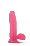 Dildo Fosforescent The Rave, Roz, 17 cm