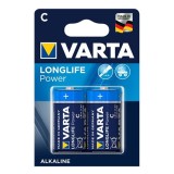 BATERIE ALCALINA LR14 BLISTER 2BUC VARTA LONG - BAT0243