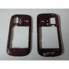 Carcasa mijloc samsung i8190 galaxy s3 mini rosu orig swap foto