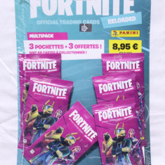 Lot 6 pachete cartonase trading cards Fortnite Reloaded Panini - sigilate