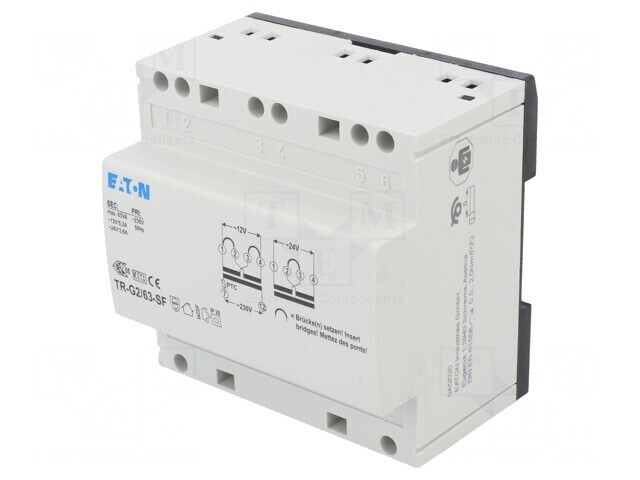 Transformator pentru Sonerie 63VA 230V 12V/24V IP20