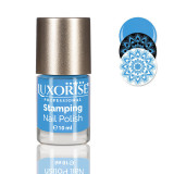 Cumpara ieftin Oja Stampila Unghii LUXORISE, Neon - Vivid Blue, LUXORISE Nail Art