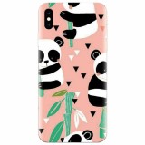 Husa silicon pentru Apple Iphone XS, Baby Panda 001