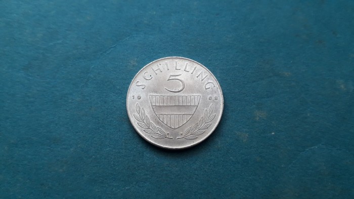 5 Schilling Austria 1968 silingi argint