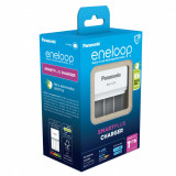 Eneloop Incarcator Smart &amp; Quick Fara Acumulatori BQ-CC55E ECO Plastic Free