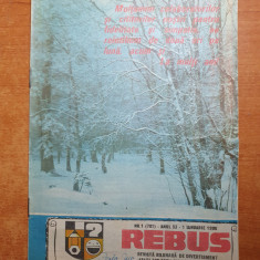 revista rebus 1 ianuarie 1990 - revista de divertisment