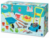 Set Roaba cu Masina de Tuns Iarba Ecoiffier SuperHeroes ToysZone - Jucarie Gradinarit Copii, Joc de Rol, Exterior
