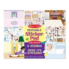 Colectia de abtibilduri reutilizabile Casa mea Melissa and Doug