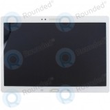 Samsung Galaxy Tab S 10.5 (SM-T800, SM-T805) Unitate de afișare completă albă GH97-16028B