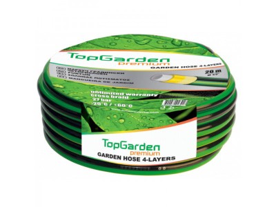 Furtun de gradina 4 straturi 1/2, 30m, Topgarden 402122 foto