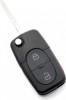 Audi - carcasa cheie tip briceag cu 2+1 butoane 1 buton de panica si baterie 1616, Carguard