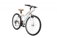 Bicicleta MTB Tec Strong, culoare alb/portocaliu/albastru, roata 26&amp;quot;, cadru din... Cod:252636000102 foto