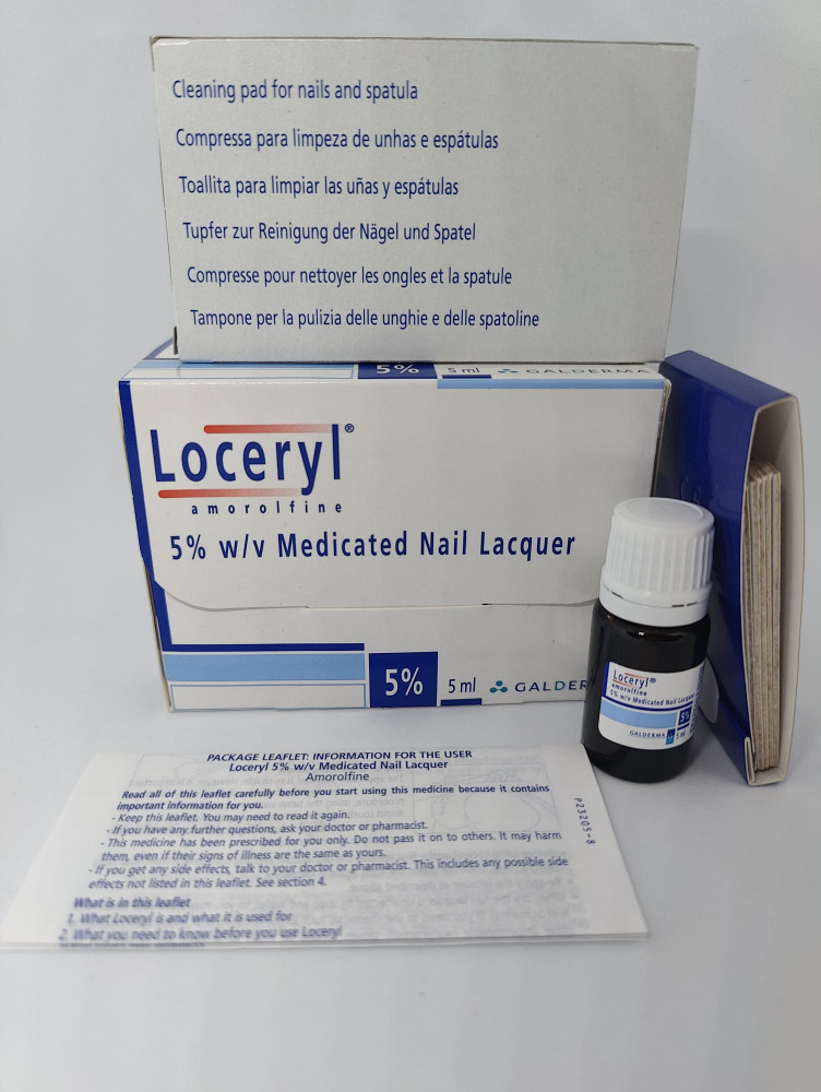 LOCERYL Lac unghii antimicotic 5 ml / 5% concentratie GALDERMA -  provenienta UK | arhiva Okazii.ro