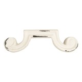 Cumpara ieftin Maner mobilier fier alb vintage 12x2x3 cm