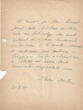 A3433N Silvan Ionescu, act despre Eduard Jurist, scris și semnat olograf, 1949