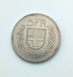 Moneda Elvetia 5 Franci 1994, KM# 40a.1, Cupru-Nichel, Tiraj Mic - Colectie Numismatica