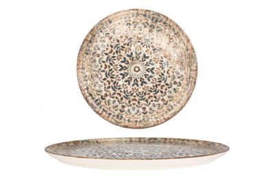 Rinart Farfurie cu pizza - Aztec - Por&amp;Aring;&amp;pound;elan - 32 cm - set de 2 foto