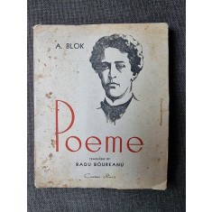 POEME - A. BLOK , TRADUCERE DE RADU BOUREANU