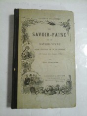 LE SAVOIR-FAIRE ET LE SAVOIR-VIVRE - CLARISSE JURANVILLE foto