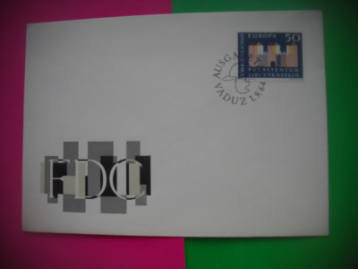 HOPCT PLIC FDC -S 2111 - EUROPA CEPT 1964-LIECHTENSTEIN foto