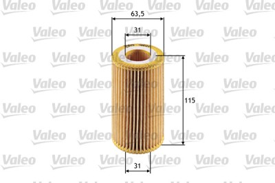 VALEO 586524 Filtru ulei foto