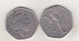 Bnk mnd Marea Britanie Anglia 50 pence 2004 - comemorativa, Europa