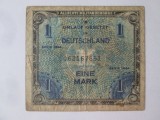 Germania 1 Mark 1944, Ocupatia Aliata, WWII. Bancnota Veche, Colectie