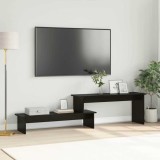 Cumpara ieftin Cabinet TV cu raft Stejar negru 180 x 30 x 43 cm Lemn compozit