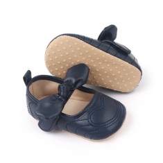 Pantofiori bleumarine pentru fetite - Heart (Marime Disponibila: 6-9 luni
