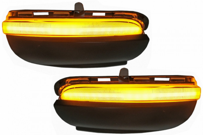 Indicator Dinamic Full LED pentru Oglinda Osram LEDriving DMI VW Golf VI (10.2008-08.2012) Touran I (05.2010-05.2015) Negru Performance AutoTuning