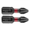 Set 2 Biti Impact Graphite PH2 x 25mm, Otel S2, Surubelnita Profesionala