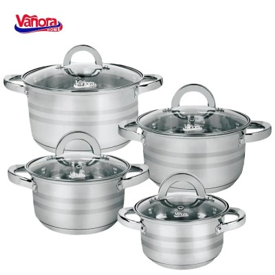 SET GATIT DIN INOX 8 PIESE, MEDINA, VANORA HOME foto