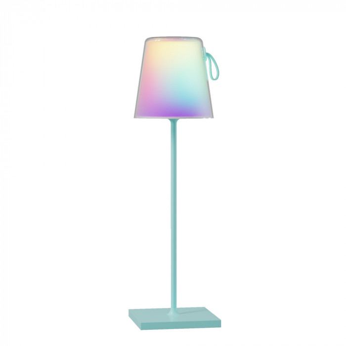 Lampa de masa LED cu atingere si schimbarea culorii, Dolly White RGBW, 5,5 W : Culoare - albastru