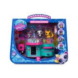 Set de joaca cu 3 figurine, Littlest Pet Shop, Spin &amp; Style Boutique