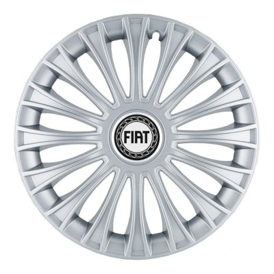 Set 4 Capace Roti, potrivite jantelor de R14, pentru Fiat, model dino cromat foto
