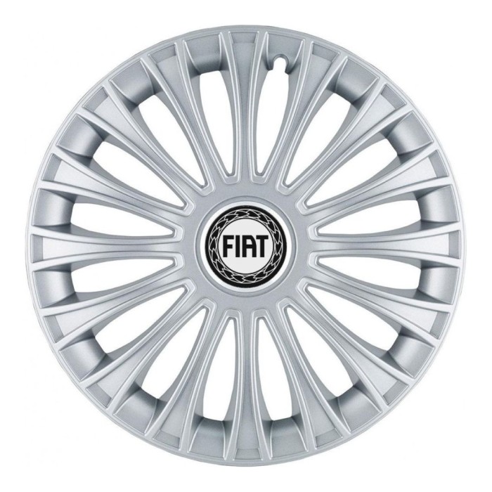 Set 4 Capace Roti, potrivite jantelor de R14, pentru Fiat, model dino cromat
