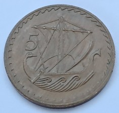 Cipru, 5 Mils 1973